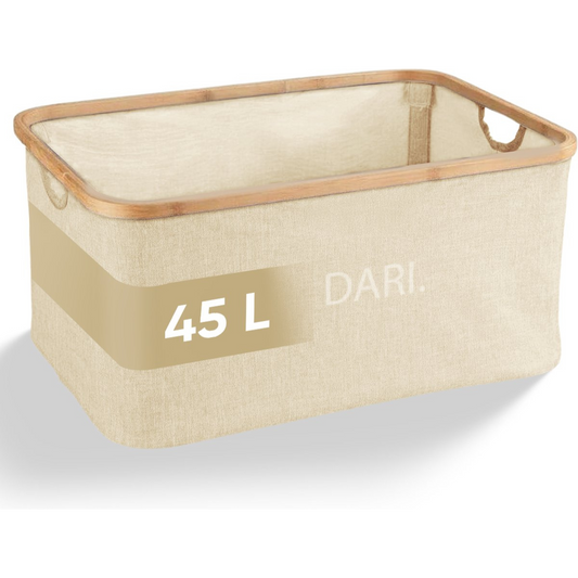 DARI 45L Wasmand | Opvouwbaar met Bamboe Frame