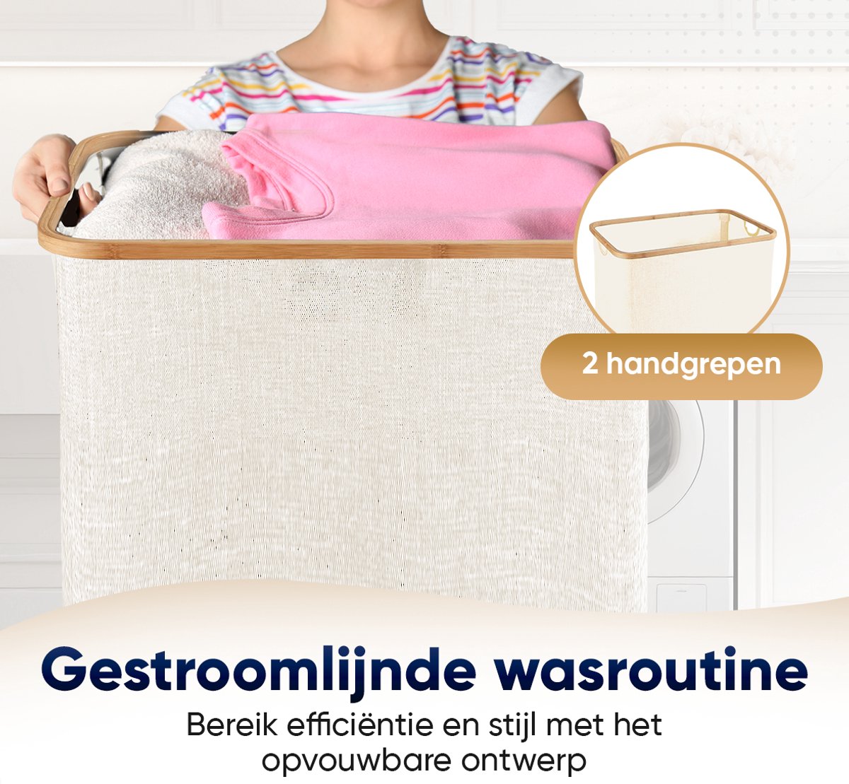 DARI.  | Wasmand 100L opvouwbaar