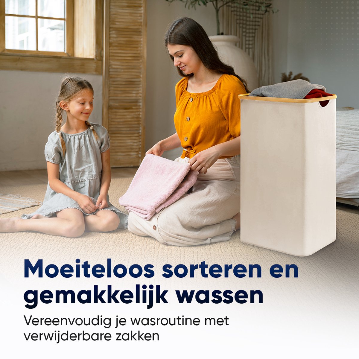 DARI.  | Wasmand 100L opvouwbaar