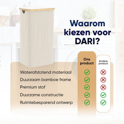 DARI.  | Wasmand 100L opvouwbaar