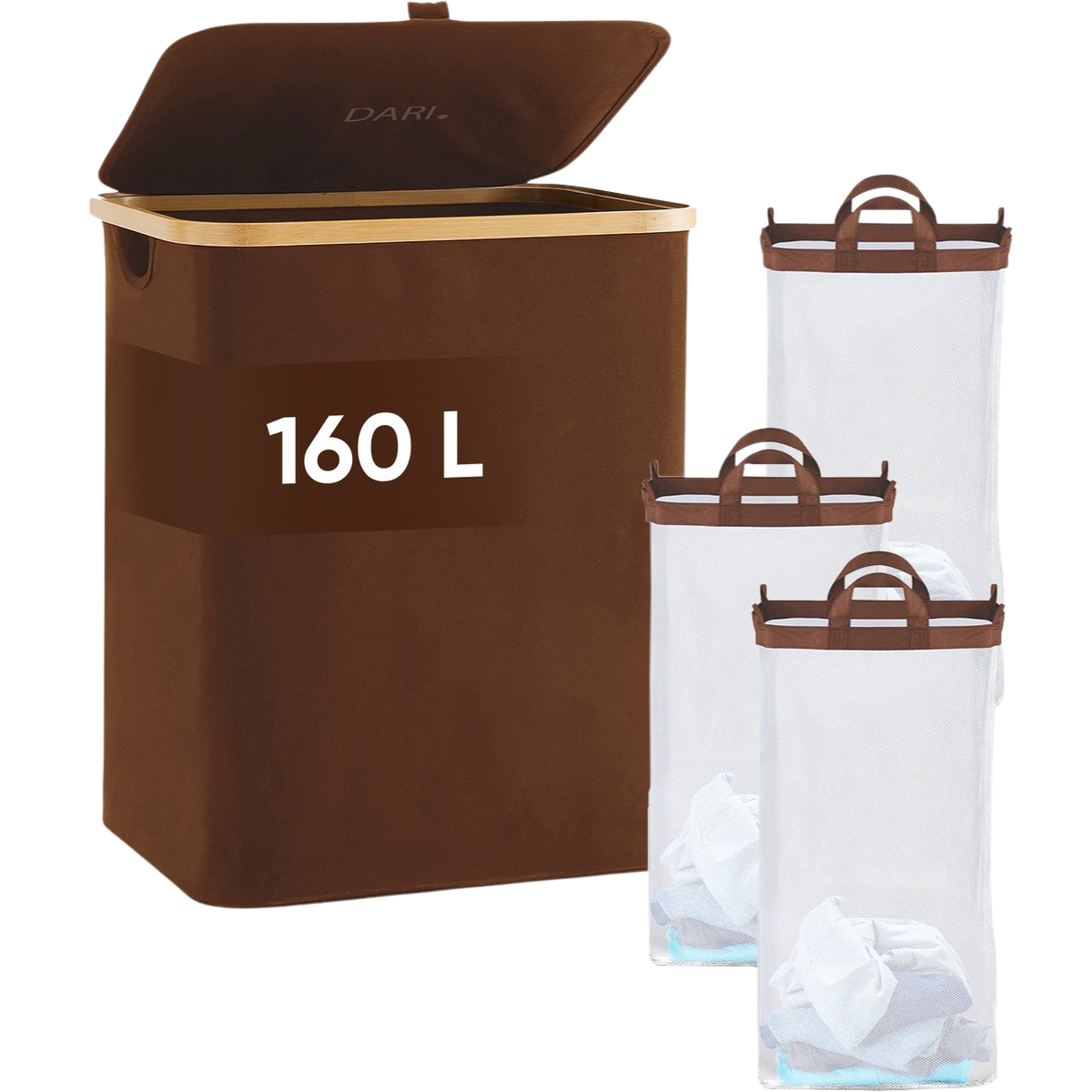 DARI. - Wasmand 3 vakken 160L