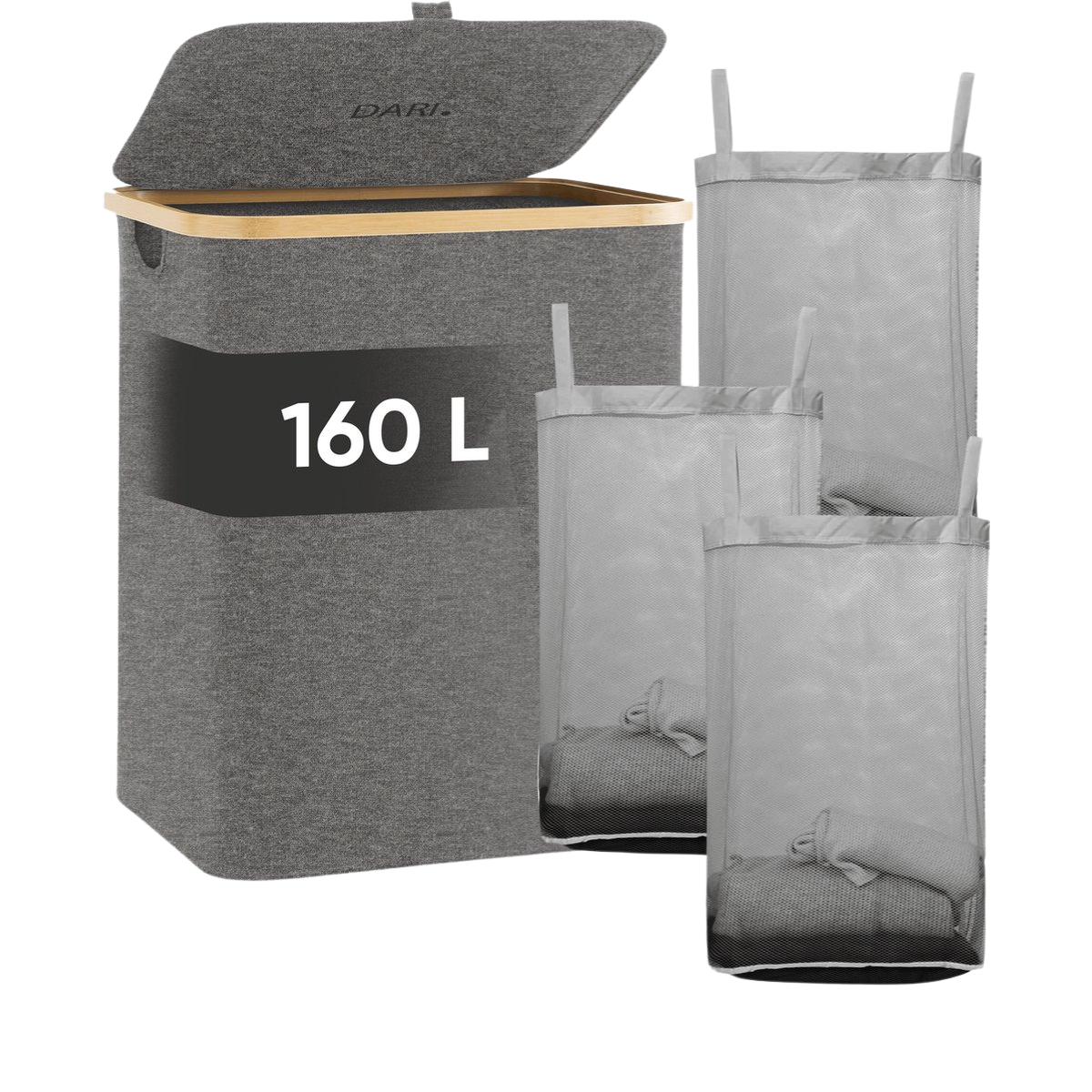 DARI. - Wasmand 3 vakken 160L