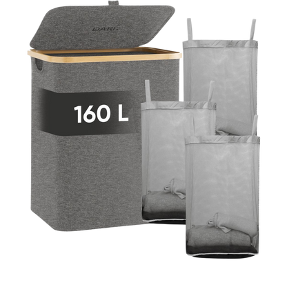 DARI. - Wasmand 3 vakken 160L