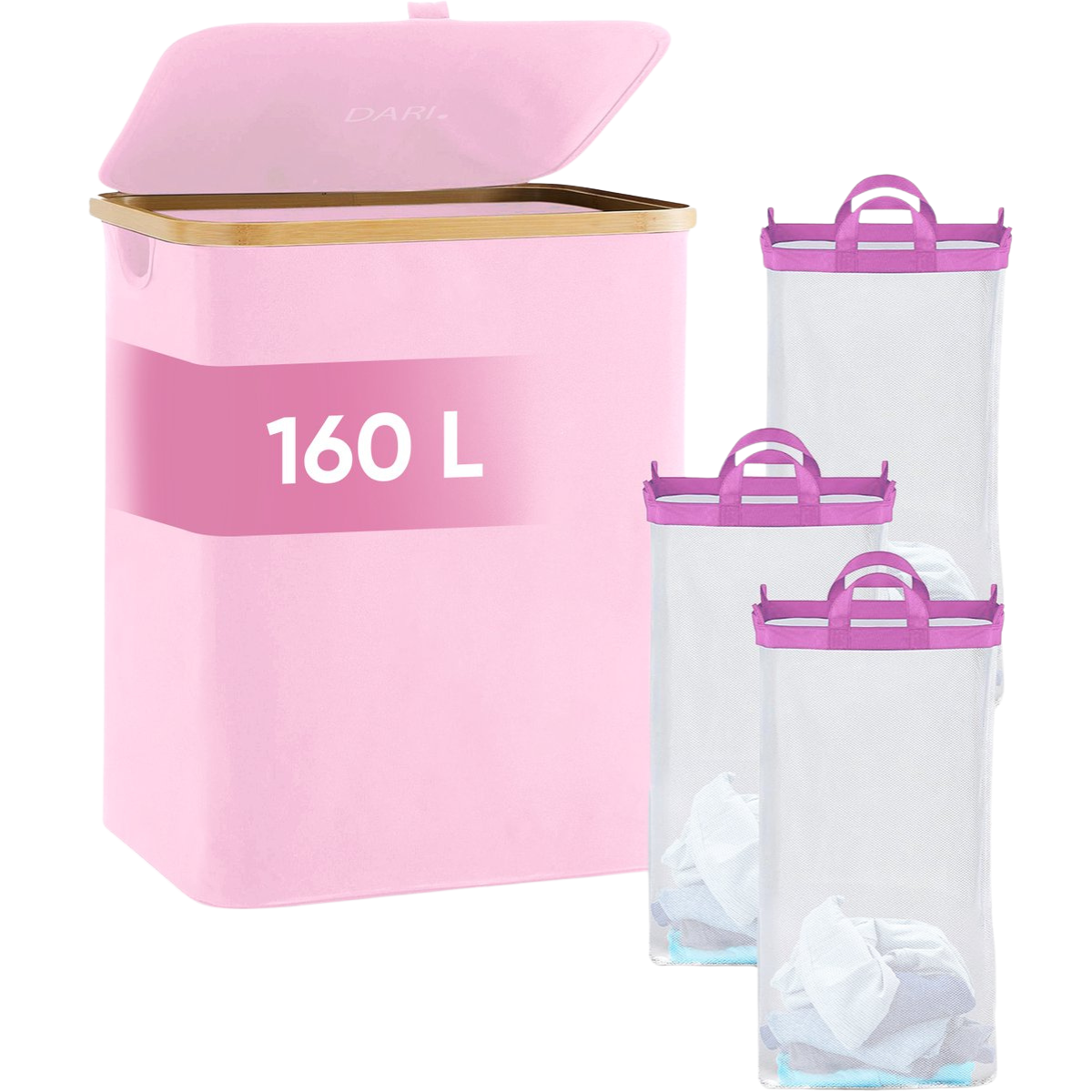 DARI. - Wasmand 3 vakken 160L